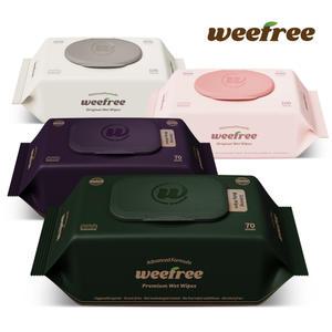 weefree 위프리 카밍 물티슈 캡형 도톰한 엠보싱 프리미엄 아기물티슈