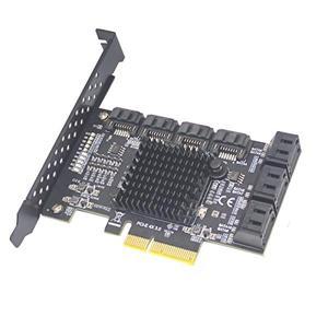 Chi a Mining PCIE SATA 카드 어댑터 0 포트 Express X4 확장 6G 컨트롤러 라이저