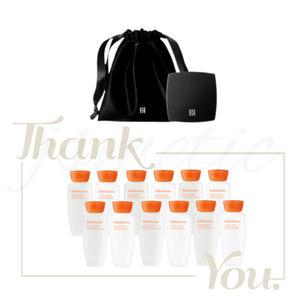 헤라 센슈얼 미러 파우치 + 설화수 자음수 유액 각 90ml(15ml x 6개입) 세트