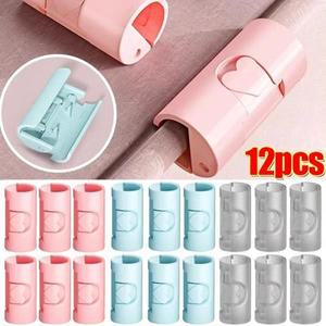 전동커튼 1/12Pcs 침대 시트 클립 플라스틱 미끄럼 방지 클램프 이불 커버 홀더 담요 옷 못 패스너 해결사