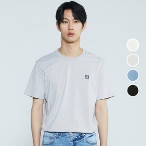 [롯데백화점]버커루 남녀공용 20수 기본 와펜 반팔 티셔츠 B232Z1010P