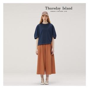 [써스데이아일랜드][Thursday Island] 루즈핏 티셔츠(T234MTS631W)