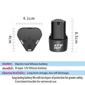 18650 배터리   전기 스크루 드라이버 드릴 미니 앵글 그라인더 공구에 대한 새로운 12V 4000mAh 범용 충전