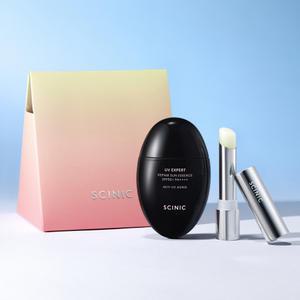 [한정판] 싸이닉 UV 엑스퍼트 리페어 선 에센스 50ml & UV쉴드 에센셜 립밤 클리어  기프트 2종 세트