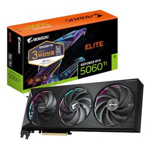 GIGABYTE AORUS 지포스 RTX 5060 Ti ELITE D7 16GB 피씨디렉트.*