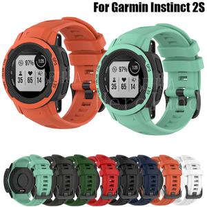 Garmin Instinct 2S SmartWatch 발찌 시계 밴드 Instinct2S 스포츠 교체 용 손목 벨트 20mm 실리콘 스트랩