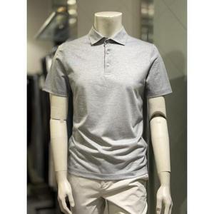 BASSO 세이브존01 그레이 COOL 2버튼 면혼방 PK 반팔 티셔츠 BSZ2KT31A (36459935)