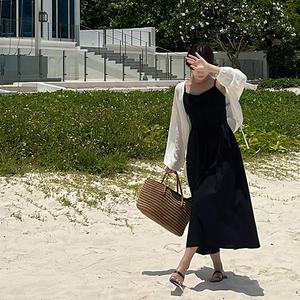 얼스 뷔스티에 원피스 여름 여성 데일리룩 데이트룩