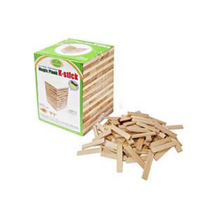 (러닝스텝) 원목 카프라 100pcs/우드/블록/블럭/놀이/나무/어린이/교구/쌓기/장난감/완구/우든/가베/쌓기나