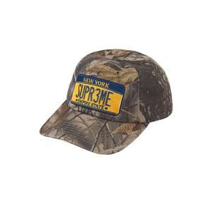 [정품] 슈프림 라이센스 플레이트 6-패널 리얼트리 하드우즈 카모 - 25SS supreme License Plate 6-Panel R