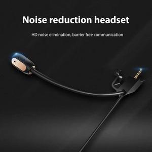 게임용 헤드셋 마이크 3.5mm 플러그 분리형 붐 Bose QC35/QC45용 소음 차단