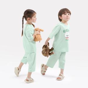 조이캣 7부 코튼 상하복