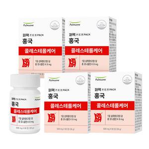 풀무원 홍국 콜레스테롤케어 4병 영양제 모나콜린K