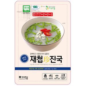 지구마을 하동 섬진강 자연산 재첩진국 500g 30개 재첩국