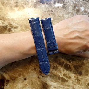 저먼 악어시계줄 가죽시계줄 남자 정장 밴드 IWC 로렉스 까르띠에 브라이틀링 호환 22MM BL5E