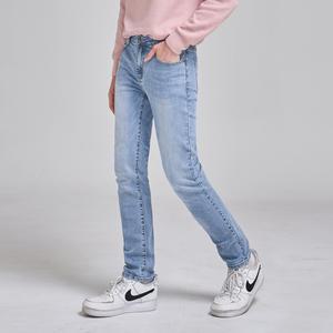 비버리힐즈폴로클럽 스카이블루 데일리 스트레이트 데님 팬츠 / 빅사이즈 일자핏 남자청바지