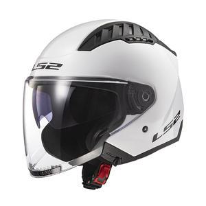 LS2 OF600 COPTER 유광 화이트 선바이저 오픈페이스헬멧