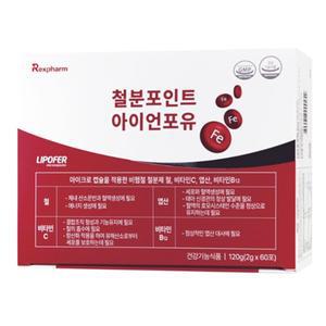 [기타]렉스팜 철분포인트 아이언포유 높은 흡수율 위장장애 철분보충