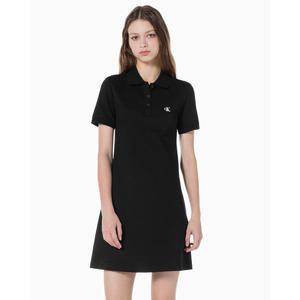 [파주점][Calvin Klein Jeans][캘빈클라인진]CK진여성 체스트 자수 로고 폴로 드레스(J222371-BEH)