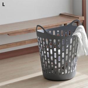 원형 메쉬 세탁바구니(50L)/정리함/다용도/바구니/인형/보관함/손잡이/빨래/수납/바스켓/이동식/세탁물