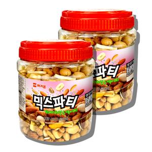 머거본 믹스파티 800g 2개 대용량 믹스견과