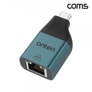 Coms USB C타입 to RJ45 랜카드 100Mbps FW998