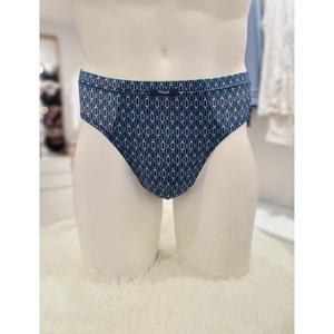 갤러리아 블루 인견 기하학 남성 삼각팬티 TEMBF211 BU