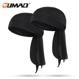 여름 블랙 해적 모자 Beanies 테니스 사이클링 낚시 자전거 스카프 실행 야외 스포츠 두건 타고 빠른