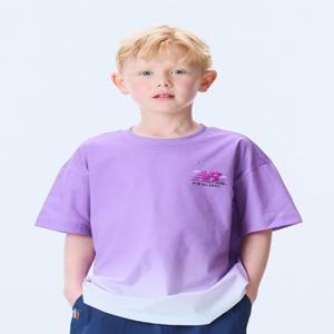 [롯데백화점]뉴발란스 KIDS RIDER_그라데이션 기능성 반팔티 NK9EF2603U