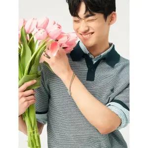 [빈폴] [빈폴][빈폴솔솔니트] 투톤 칼라넥 니트 그린 (BC5351C32M) (BC5351C32M)