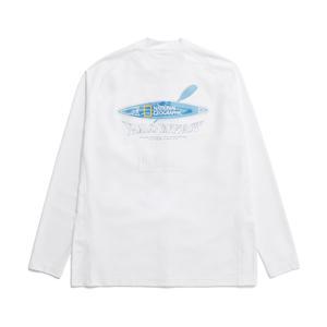 [공식] 내셔널지오그래픽 N232MRG760 남성 컨셉 그래픽 세미 오버핏 집업 래쉬가드 WHITE