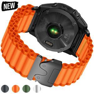 QuickFit 20mm 22mm 26mm 짠 나일론 밴드 Garmin Fenix 8 47mm 51mm 7 7X 6 6X 5 5X Plus/Enduro 3/Epix Pro Gen 2 스트랩 팔찌