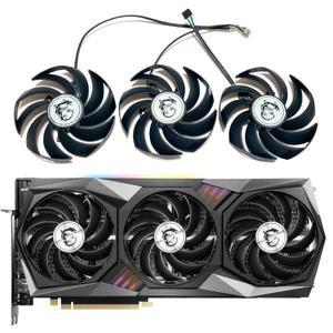 MSI RTX 3060TI 3070 Gaming X Trio 냉각 팬 3080 3090 비디오 카드 팬용