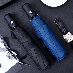 자동 비 & 태양 우산 블랙 코팅 파라솔 안티 uv 3 접는 바람 방지 자동 럭셔리 빅 방풍 여성 남성 8 갈비뼈