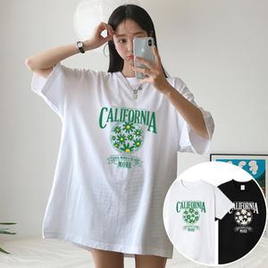 켈데이지 박스 여성 오버핏 반팔 티셔츠 (2컬러) 박스티 빅사이즈