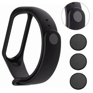 샤오미 밴드 스트랩용 금속 버클, 팔찌 액세서리, MiBand 7 교체 스파이크, 3 단추, 8 워치