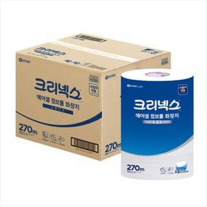 4533961 크리넥스 에어셀 스탠다드 270M 점보롤 4롤X4팩 총16롤