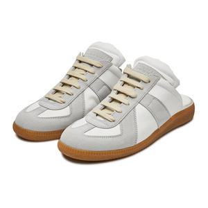 메종마르지엘라 여성 독일군 컷아웃 화이트 뮬 스니커즈 S58WS0107 P1895 T1016