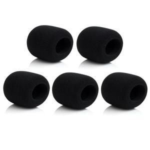 Shure SM58 윈드스크린 스폰지 폼 마이크 커버용 표준 Bolymic 5PCS 블랙 팝 필터