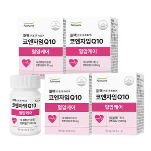 풀무원 퍼팩 코엔자임Q10 혈압케어 4병 코엔자임Q10 코큐텐