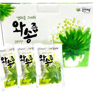 와송즙 100ml x 30포 / 와송 진액 엑기스 액상 바위송 바위솔 즙 농원