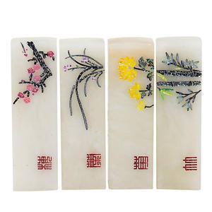 엄마랑탯줄도장 DIY 사군자도장  직접만드는