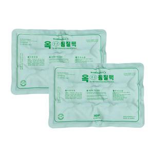 엠디프라임 면 옥 냉온 찜질팩 2개 허리 천연옥 전자렌지사용 PVC