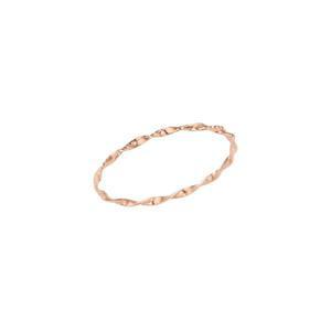 로이드 꽈배기 컷팅 미스링 14k 반지 LRS20054G
