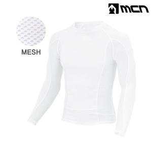 MCN K매쉬 긴팔 이너웨어 MTL018 화이트 언더레이어