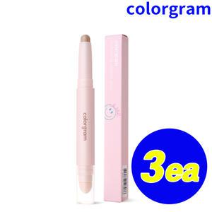 (1+1+1) 컬러그램 입체 창조 쉐딩 스틱 01 웜톤 X 3개