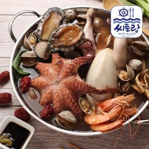 [롯데백화점]푸드진정성 여름철 몸보신 능이버섯 해신탕재료 3-4인용