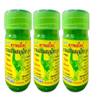 태국 야돔 야몽 홍타이 3개 INHALER 인헤일러 코밤 코막힘 코뻥