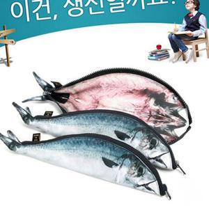 (올핀)특허 본사정품 고등어 필통 배스 물고기 니모 생선