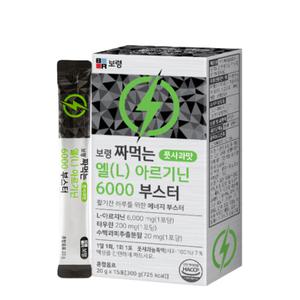 짜먹는 엘 L 아르기닌 6000 부스터 4박스 60포 300g